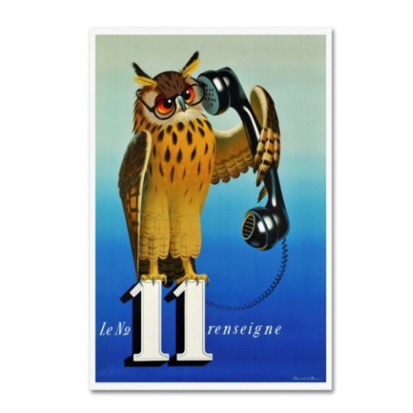 Trademark Fine Art Vintage Lavoie 'Switz 1921 Phone Co' Canvas Art, 22x32 ALI20017-C2232GG